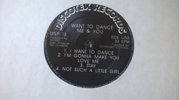Me & You* : I Want To Dance (LP, Album)