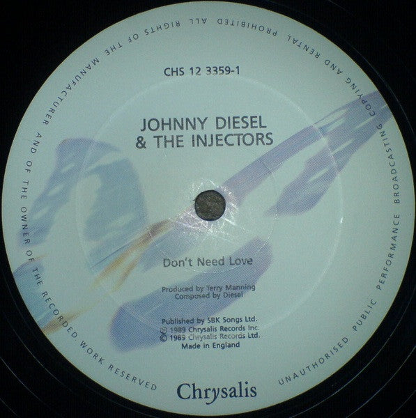 Johnny Diesel & The Injectors : Don't Need Love (12", Single)