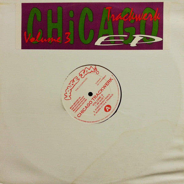 Chicago Trackwerk : Volume 3 EP (12", EP)