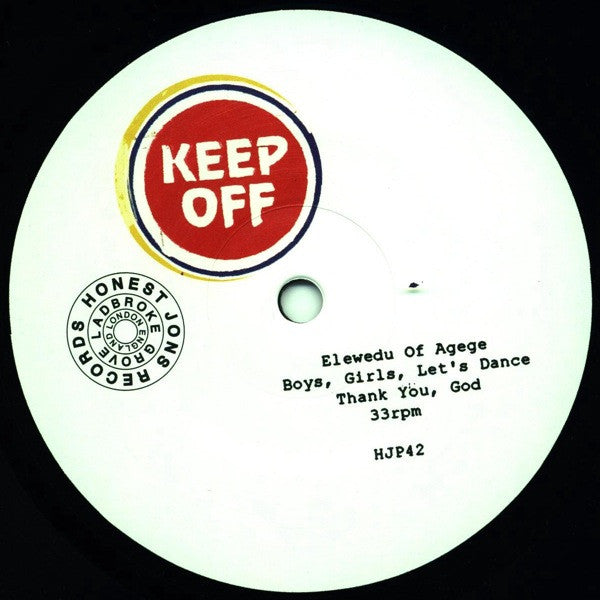 Diplo / Newham Generals / Elewedu Of Agege : Fuji Ouija / Tetsuya's Theme / Boys, Girls, Let's Dance  / Thank You, God (12")