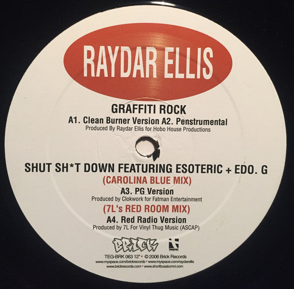 Raydar Ellis : Graffiti Rock (12")