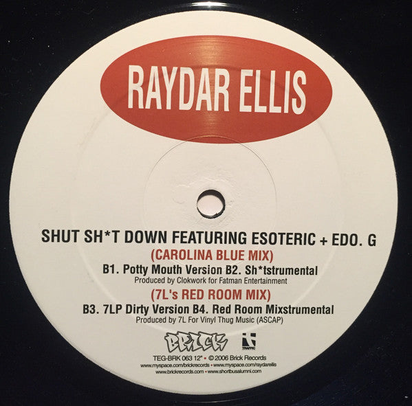 Raydar Ellis : Graffiti Rock (12")