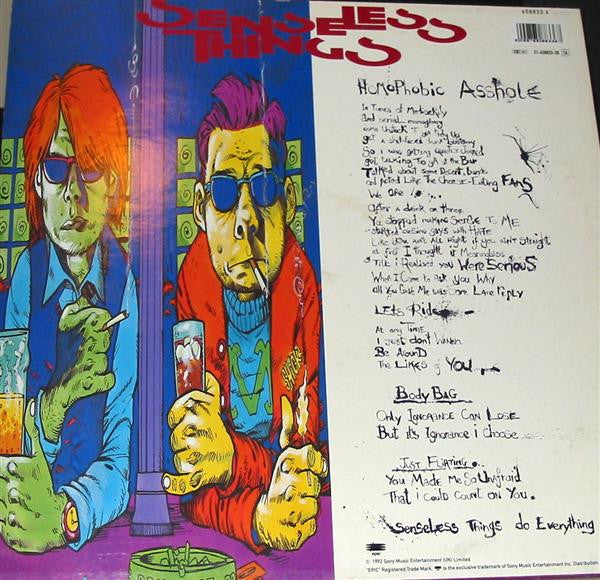 Senseless Things : Homophobic Asshole (12", Single)