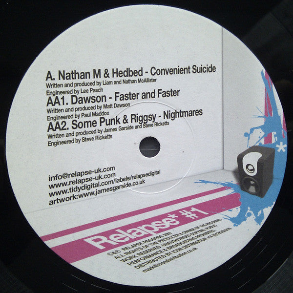 Nathan M & Hedbed / Dawson* / Some Punk & Riggsy : Convenient Suicide / Faster & Faster / Nightmares (12")
