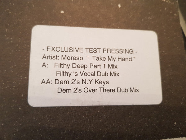 Moreso : Take My Hand (12", TP, W/Lbl)