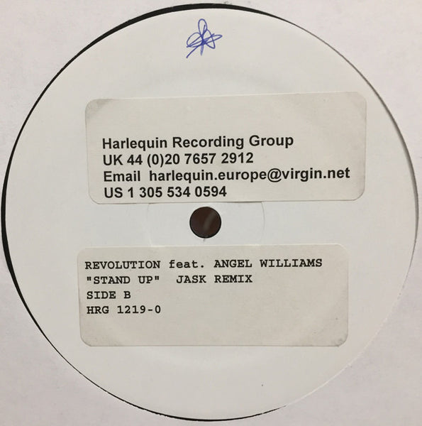 Revolution Feat. Angel Williams : Stand Up Remixes (12", W/Lbl)