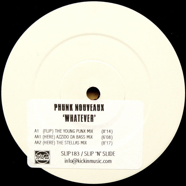 Phunk Nouveaux : Whatever (12", W/Lbl, Sti)