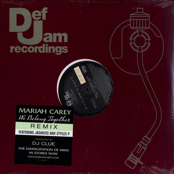 Mariah Carey Featuring Jadakiss And Styles P : We Belong Together (Remix) (12")