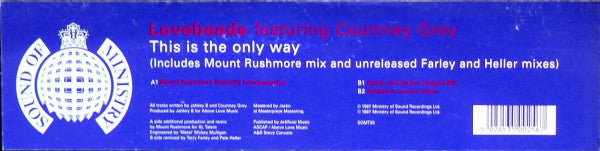 Lovebeads Featuring Courtney Grey : This Is The Only Way (12")