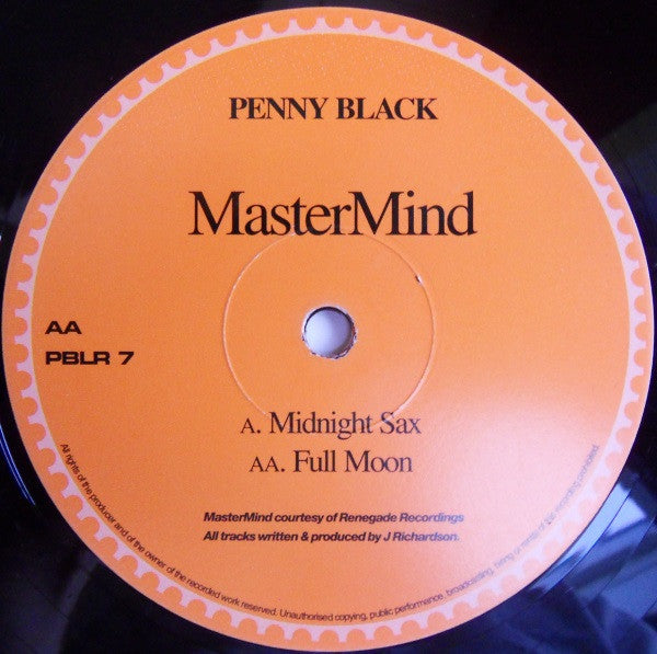 MasterMind : Midnight Sax / Full Moon (12", MP)