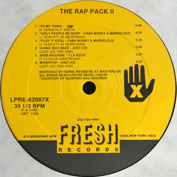 Various : The Rap Pack II (LP, Comp)