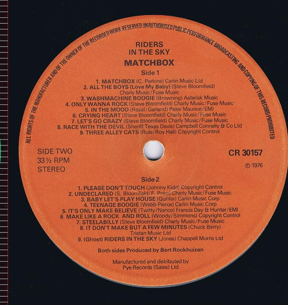 Matchbox (3) : Riders In The Sky (LP, Album)