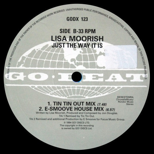 Lisa Moorish : Just The Way It Is (12", Single)
