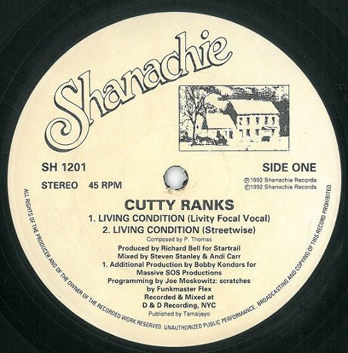 Cutty Ranks : Living Condition (12")