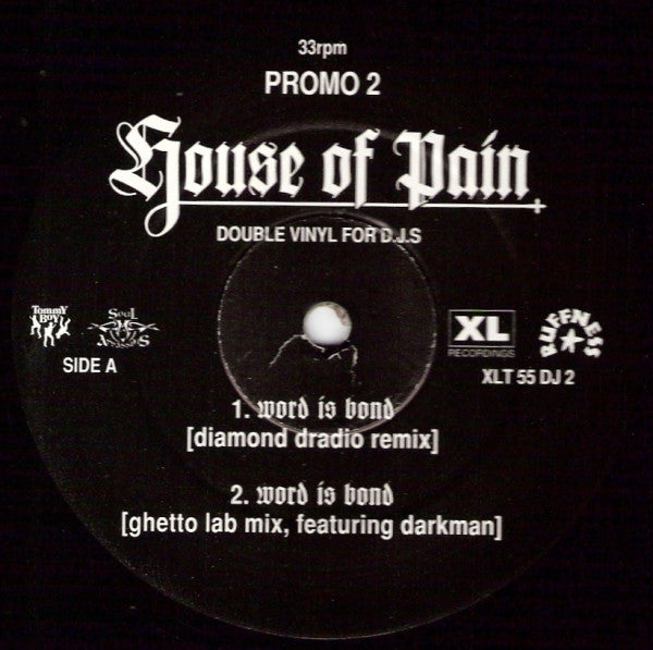 House Of Pain : It Ain't A Crime / Legend / Word Is Bond (2x12", Promo)