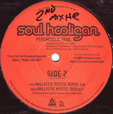 Soul Hooligan : Psychedelic Soul (12", Promo)