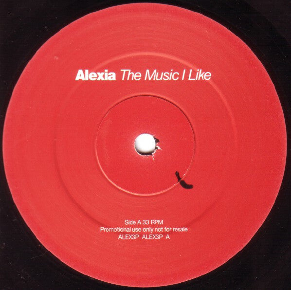 Alexia : The Music I Like (12", Promo)