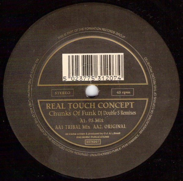 Real Touch Concept : Chunks Of Funk (DJ Double S Remixes) (12")