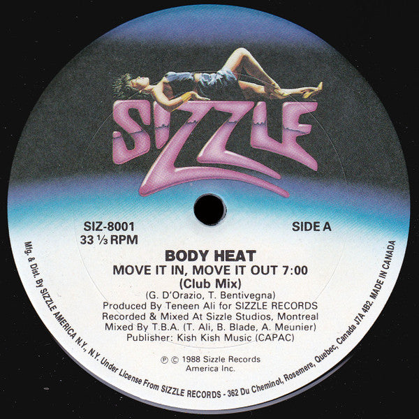 Body Heat (2) : Move It In, Move It Out (12")