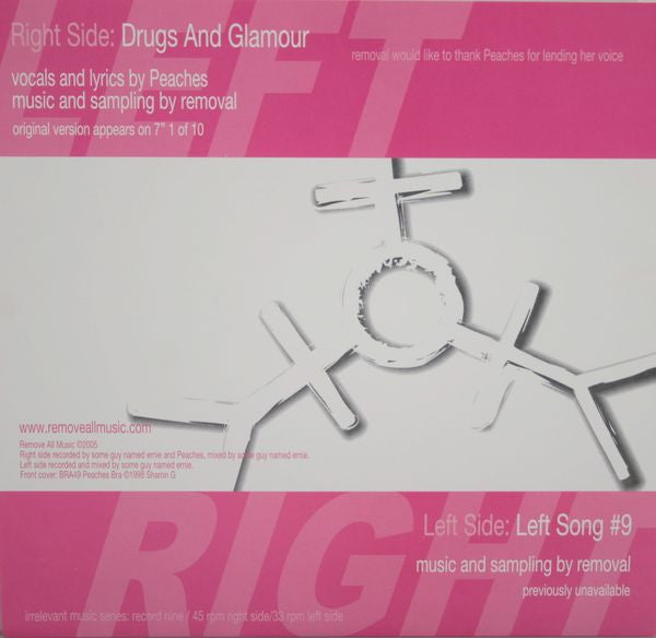 Removal Featuring Peaches : 9 Of 10 (7", Single, Ltd)