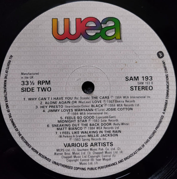 Various : WEA Compilation Album (LP, Comp)