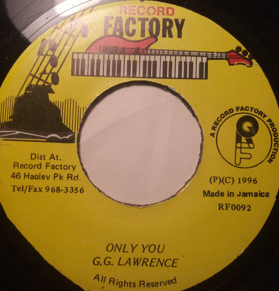 G.G. Lawrence : Only You (7")