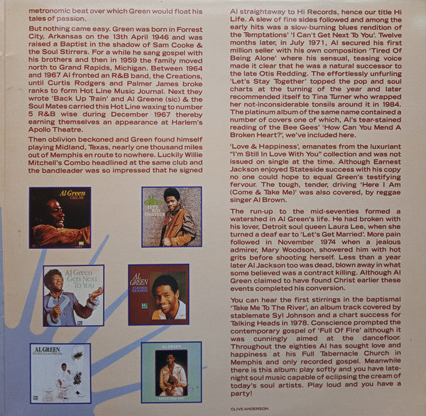 Al Green : Hi Life - The Best Of Al Green (LP, Comp)