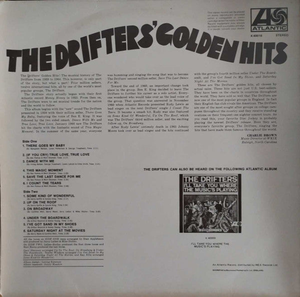 The Drifters : The Drifters' Golden Hits (LP, Comp, RE)