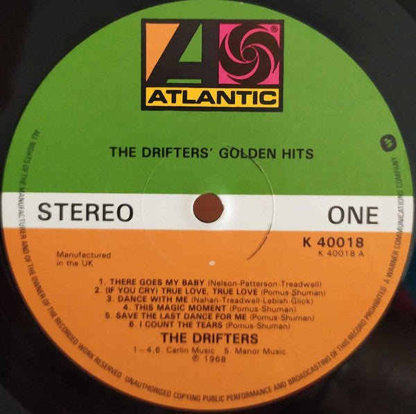 The Drifters : The Drifters' Golden Hits (LP, Comp, RE)