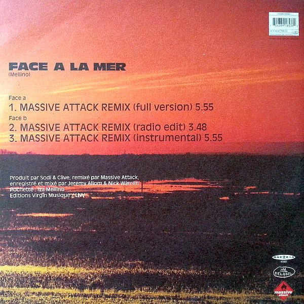 Les Negresses Vertes : Face A La Mer (Massive Attack Remix) (12")