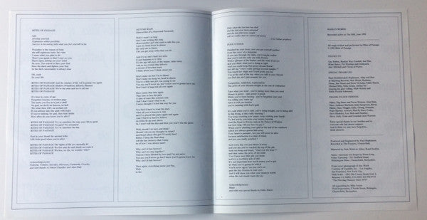 Rites Of Passage : Temptation, Addiction, Asphyxiation (12", EP, Unofficial)