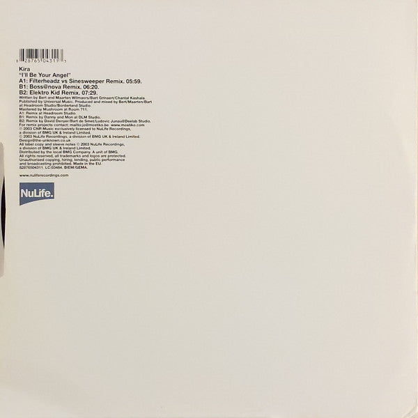 Kira : I'll Be Your Angel (12")