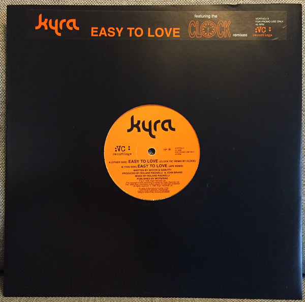 Kyra (2) : Easy To Love (12", Promo)
