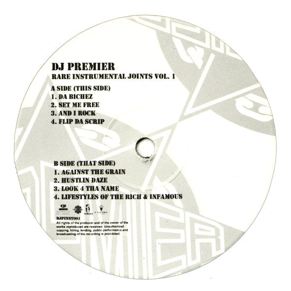 DJ Premier : Rare Instrumental Joints Vol. 1 (2x12", Unofficial)