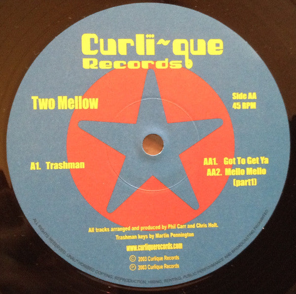 Two Mellow : Trashman EP (12")