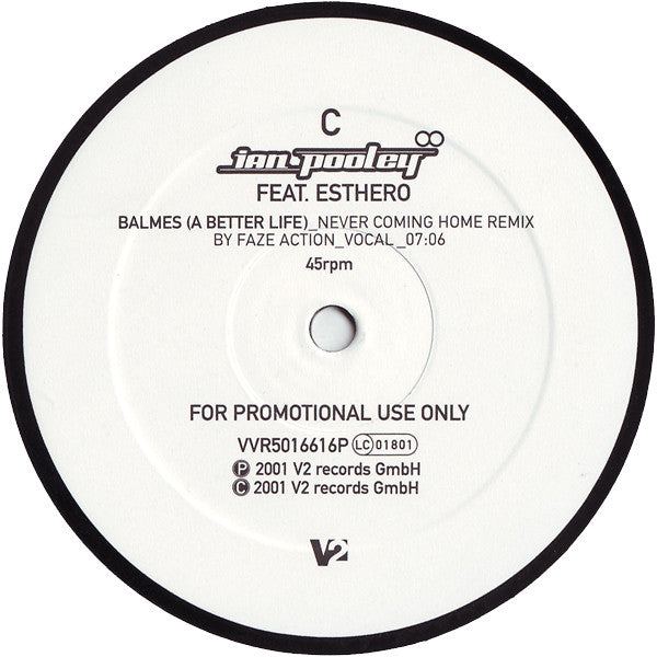 Ian Pooley Feat. Esthero : Balmes (A Better Life) (2x12", Promo)