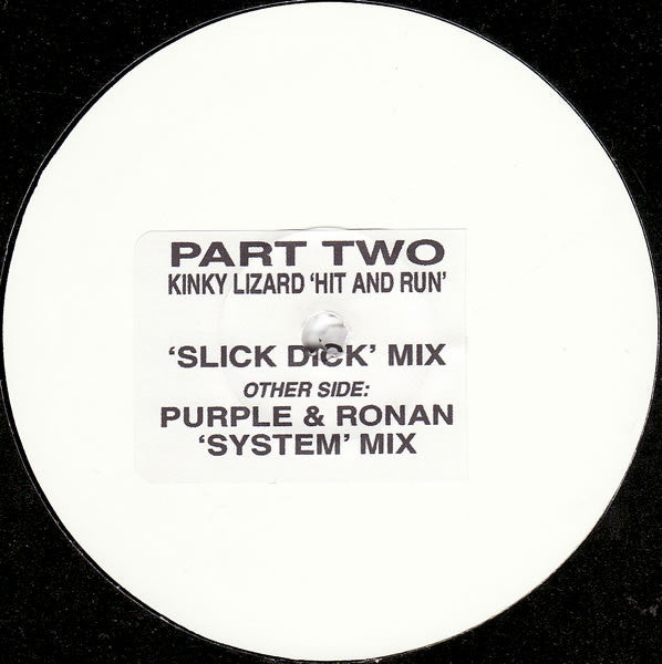 Slinky Wizard : Kinky Lizard EP (Hit And Run Part Two) (12", W/Lbl)