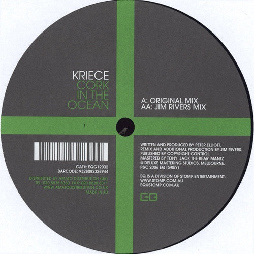 Kriece : Cork In The Ocean (12")