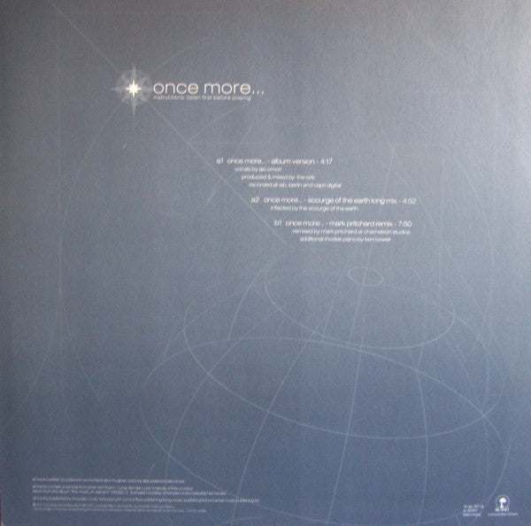 The Orb : Once More... (12", Single, Promo, Blu)
