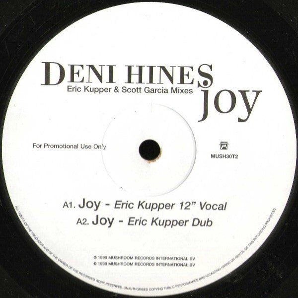 Deni Hines : Joy (12", Promo)