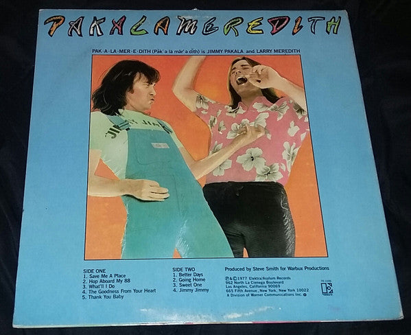 Pakalameredith : Pakalameredith (LP, Album, Promo, PRC)