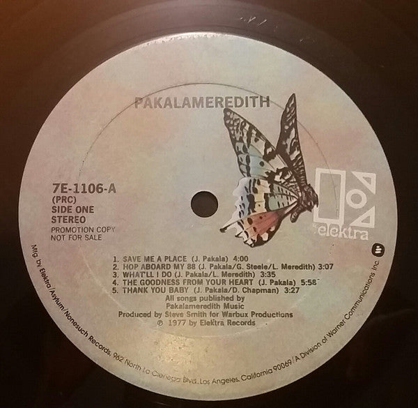 Pakalameredith : Pakalameredith (LP, Album, Promo, PRC)