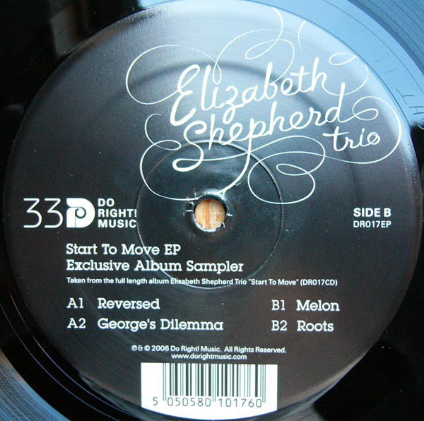 Elizabeth Shepherd Trio : Start To Move Album Sampler (12", EP)