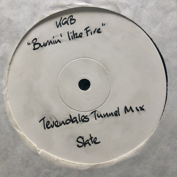 KGB : Burning Like Fire (Remix) (12", S/Sided, Promo)