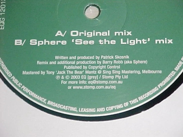 Pat Foosheen : Zion (12")