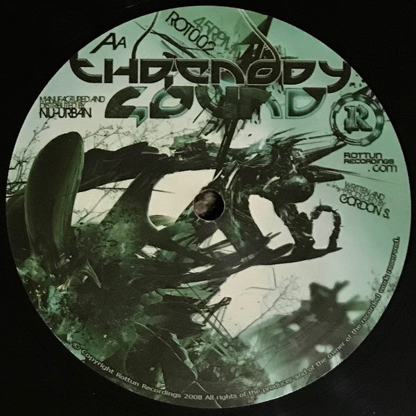 Noiz (3) / Threnody (3) : Vehemence / Sound (12")