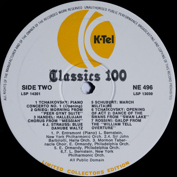 Various : Classics 100 (2xLP, Album, Comp, Ltd)