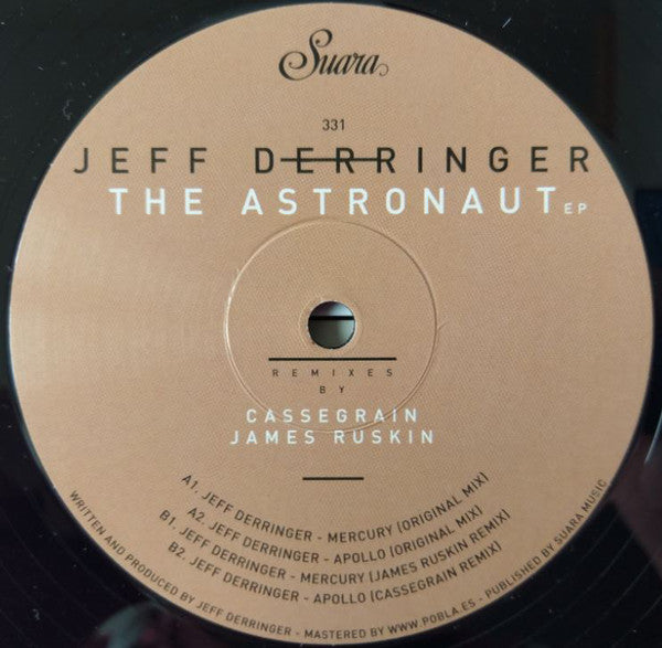 Jeff Derringer : The Astronaut EP  (12", EP)