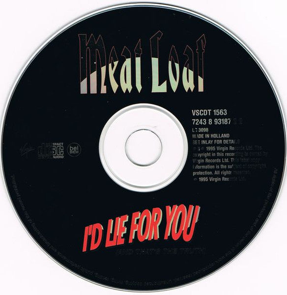 Meat Loaf : I'd Lie For You (And That's The Truth) (CD, Maxi)