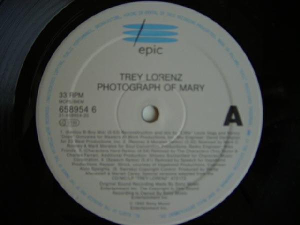 Trey Lorenz : Photograph Of Mary (12")